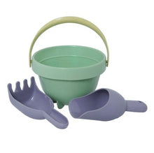 Load image into Gallery viewer, Plasto - "I'M GREEN" BioPlastic Baby Bucket Set