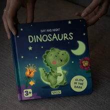 Load image into Gallery viewer, Sassi - Board Book - Glow-in-The-Dark - Dinosaurs