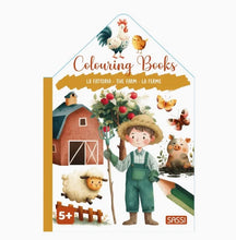 Load image into Gallery viewer, Sassi - Colouring Book House - Farm