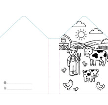 Load image into Gallery viewer, Sassi - Colouring Book House - Farm