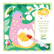 Load image into Gallery viewer, Djeco - Magic Colouring Peekaboo! Garden Baby Animals