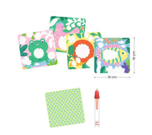 Load image into Gallery viewer, Djeco - Magic Colouring Peekaboo! Garden Baby Animals