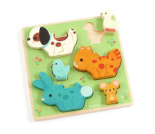 Load image into Gallery viewer, Djeco - Puzz and Play Friends Wooden Puzzle