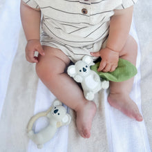 Load image into Gallery viewer, Winnie Parkes - Banks the Koala Teether - Rattle & Scrunch Toy