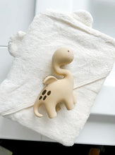 Load image into Gallery viewer, Winnie Parkes - Diplo the Dino - Dragon Natural Rubber Teether - BEIGE
