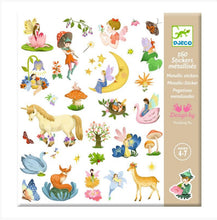 Load image into Gallery viewer, Djeco - Fantasy 160 Metallic Stickers