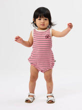 Load image into Gallery viewer, Goldie & Ace - Waffle Bubble Romper Pink
