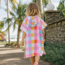 Load image into Gallery viewer, Crywolf - Hooded Towel - Pop Gingham