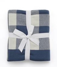 Load image into Gallery viewer, Nana Hutchy - Gingham Baby Blanket - Blue