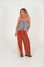 Load image into Gallery viewer, Atmosea - Après Surf Panel Pant in Rust & Cream