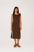 Load image into Gallery viewer, Atmosea - Hanna Terry Towelling Maxi Dress Chocolate