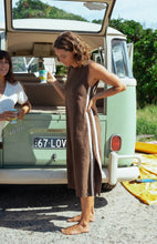 Load image into Gallery viewer, Atmosea - Hanna Terry Towelling Maxi Dress Chocolate