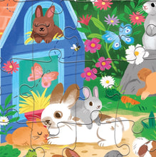 Load image into Gallery viewer, Crocodile Creek - Flat House Puzzle 50 pc - Bunny House