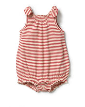 Load image into Gallery viewer, Wilson & Frenchy - Candy Cane Organic Stripe Rib Playsuit