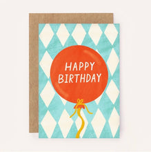 Load image into Gallery viewer, Lauren Sissons Studio - Birthday Balloon Mini Card - Illustrated Bday Greeting Card