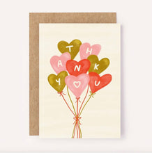 Load image into Gallery viewer, Lauren Sissons Studio - Thank You Balloons Greeting Card - Thanks | Appreciation