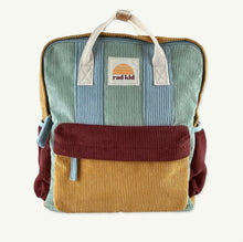 Load image into Gallery viewer, Banabae - Corduroy Splice Eco Kids Backpack REEF
