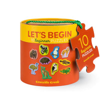 Load image into Gallery viewer, Crocodile Creek - Let's Begin Puzzle 2 pc - Aussie Animals