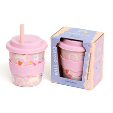 Load image into Gallery viewer, Chino Club - Pink Unicorn Kids Keep Cup 8oz