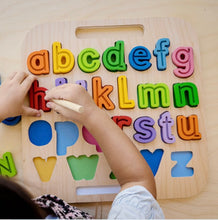 Load image into Gallery viewer, Kiddie Connect Handcarry Lowercase abc Trace Puzzle
