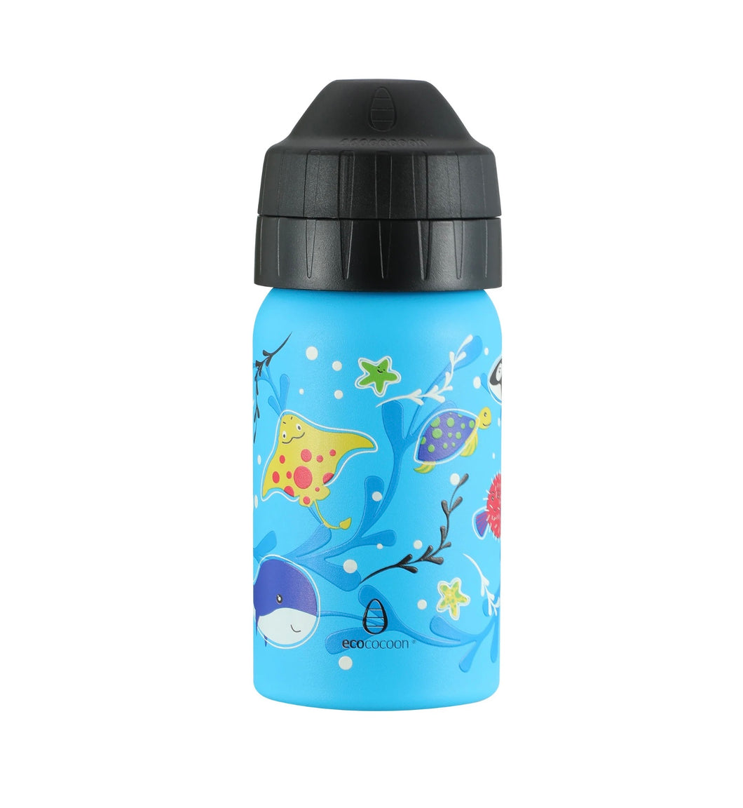 Eco-Cocoon 350ML Water Bottle - Ocean Play Sea Creatures