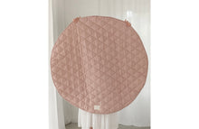 Load image into Gallery viewer, Linen Label Dusty Rose &amp; Gingham Play Mat
