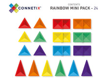 Load image into Gallery viewer, Connetix Rainbow Mini Pack 24 pc
