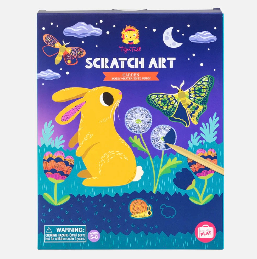 Tiger Tribe - Scratch Art Garden