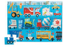 Load image into Gallery viewer, Crocodile Creek  - Vehicles - Classic Floor Puzzle 36 pc
