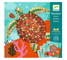 Load image into Gallery viewer, Djeco - Caribbean Sealife Mosaic Craft Set
