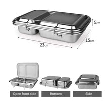 Load image into Gallery viewer, Eco-Cocoon Stainless Bento Lunch Box 2  Compartments - Mint
