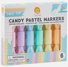 Load image into Gallery viewer, Tiger Tribe - Two-Tip Candy Pastel Markers
