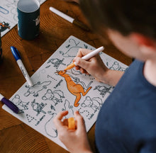 Load image into Gallery viewer, Hey Doodle - Reusable Marker MINI Placemats
