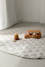 Load image into Gallery viewer, Linen Label Oatmeal &amp; Gingham Play Mat

