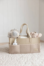 Load image into Gallery viewer, Linen Label - Nappy Caddy- Luxe Range- Nude
