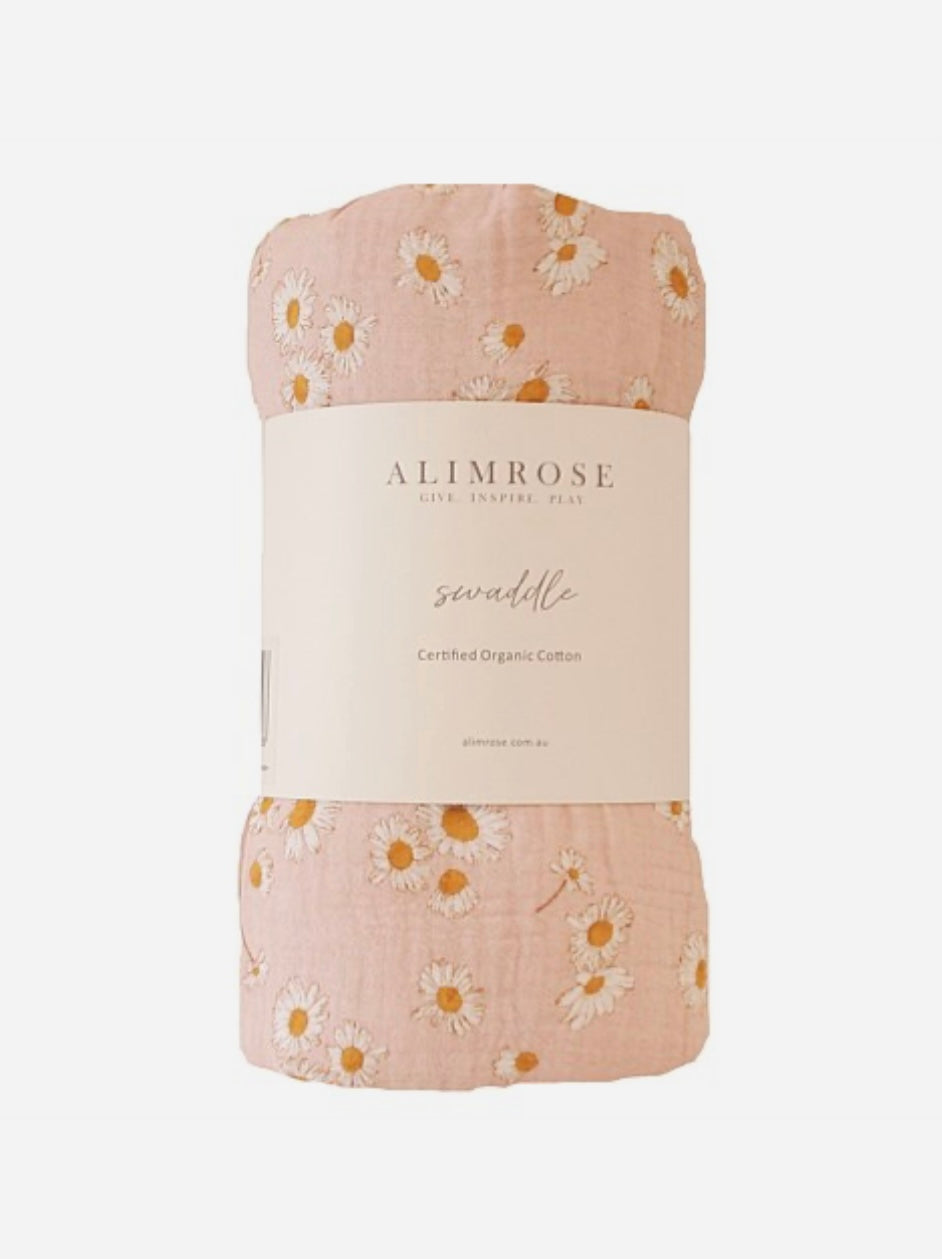 Alimrose - Daisy Days Muslin Swaddle