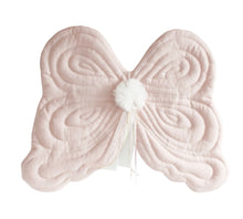 Load image into Gallery viewer, Alimrose - Dress Up Pink Linen Fairy Wings

