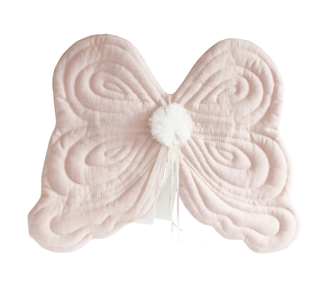 Alimrose - Dress Up Pink Linen Fairy Wings