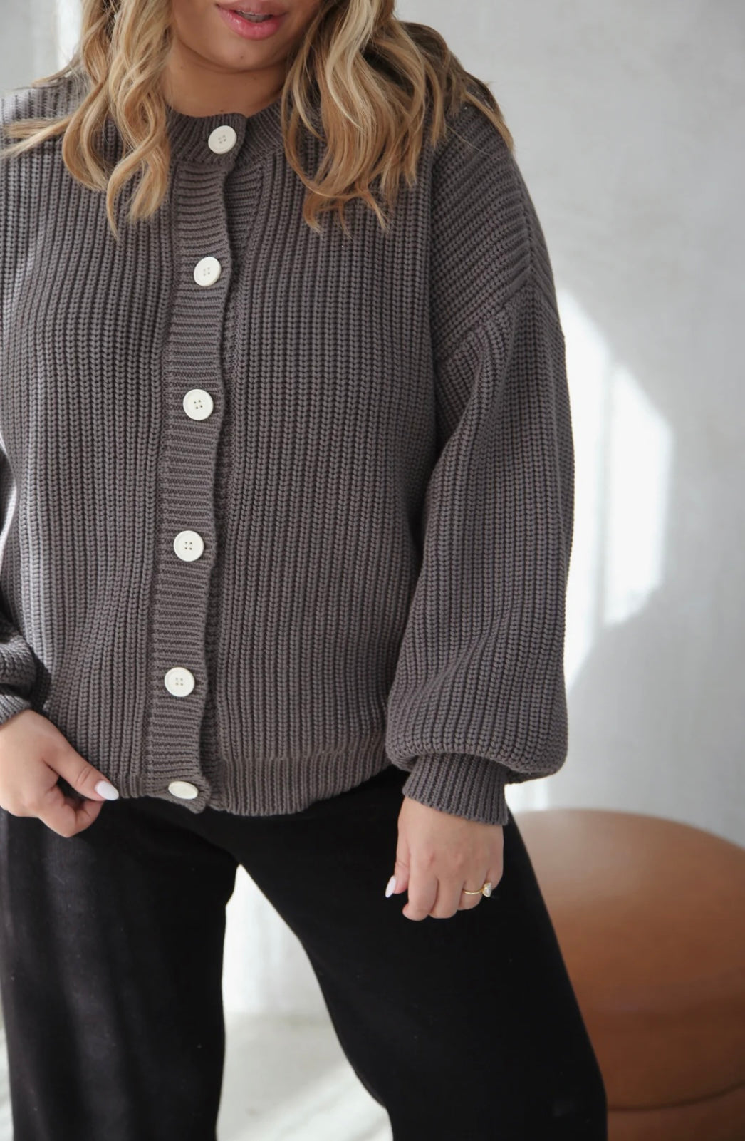 Ziggy Lou - Charcoal Cardigan (Women’s)