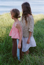 Load image into Gallery viewer, Illoura the Label - Lightweight Knit Pants Choc Contrast
