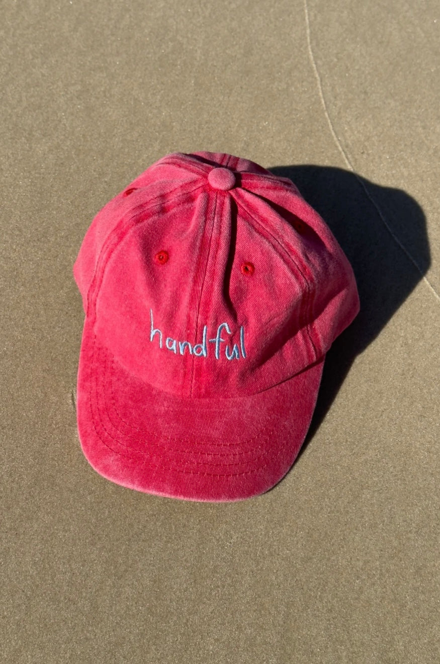 Amilita Handful Kids Cap - Watermelon w/ Blue Design