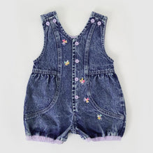 Load image into Gallery viewer, Goldie &amp; Ace - Nina Pastel Petals Denim Romper
