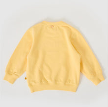 Load image into Gallery viewer, Goldie &amp; Ace - Goldie Crew Embroidered Sweater Lemon
