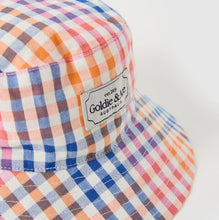Load image into Gallery viewer, Goldie &amp; Ace - Rainbow Gingham Bucket Hat
