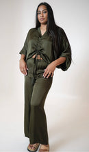 Load image into Gallery viewer, Amira - Charlotte V-Neck Khaki Top
