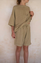 Load image into Gallery viewer, Illoura the Label - Lightweight Knit Shorts - Moss
