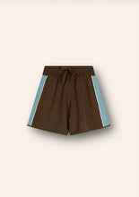 Load image into Gallery viewer, Illoura the Label - Lightweight Knit Shorts - Choc Contrast

