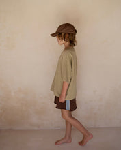 Load image into Gallery viewer, Illoura the Label - Lightweight Knit Shorts - Choc Contrast
