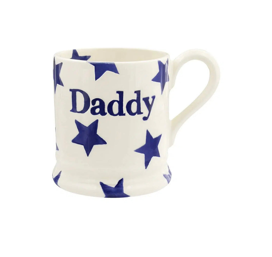 Emma Bridgewater - Blue Star Daddy 1/2 Pint Mug