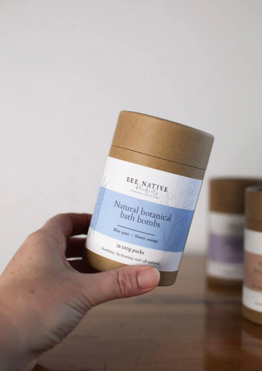 Bee Native Products - Blue Gum Botanical Bath Bomb